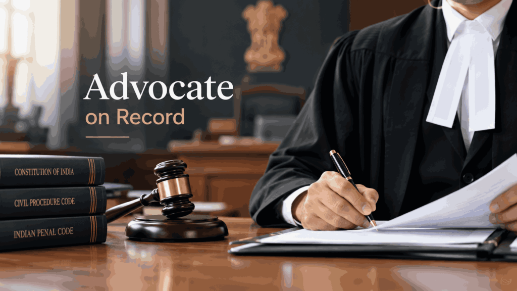 Advocate on Record